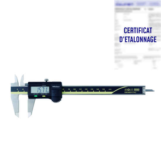 Digital Caliper with calibration certificate