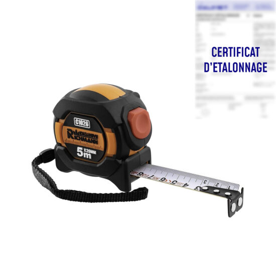 5m tape measure - class I (1) - with calibration certificate